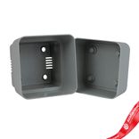 Маленькое фото 2: Цветочный горшок «Фиори» (пластик), D9,5xH8,5см, 0,45л, серый