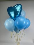 Фото флориста 5: Композиция из шаров «Голубые мечты»