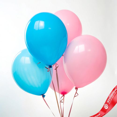 Композиция из 5 шаров с гелием, 30 см, вар.11