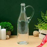 Маленькое фото 1: Бутыль «Литр» с ручкой, h=31 см, V=1 л, d нар. 2,9 мм, d внутр. 1,9 мм, прозрачная. Сервис доставки цветов AzaliaNow