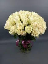 Фото флориста 1: Букет из 49 белых роз «Спасибо, что ты есть»