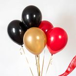Маленькое фото 1: Композиция из 5 шаров с гелием, 30 см, вар.2