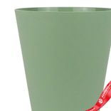 Маленькое фото 2: Кашпо «Ванда» (пластик), D12,5xH15см, 1,12л, зеленый