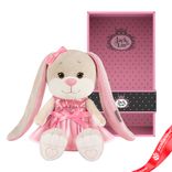 Маленькое фото 4: Игрушка м/н «Зайка Лин» в подар. кор., 20см, кремовый/розовый, №2