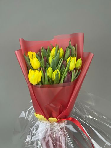 Фото флориста 1: 21 тюльпан
