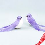 Маленькое фото 4: Набор птичек на прищепках 2 шт., 18см, сиреневый