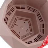Маленькое фото 3: Кашпо «Топаз» (пластик), D22xH15см, 2,5л, розовый