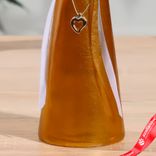 Маленькое фото 5: Ваза "Волшебные мгновения" золотой d-3,5см 7,5(дно)х15см. Сервис доставки цветов AzaliaNow