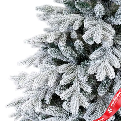 Фото 4: Ель искусственная заснеженная «Кремлевская» (PVC+PE), 2,1м, белый