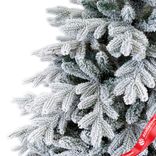 Маленькое фото 4: Ель искусственная заснеженная «Кремлевская» (PVC+PE), 2,1м, белый