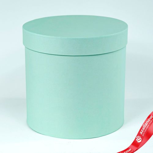 Коробка подарочная, круглая, D20xH20 см, мятный