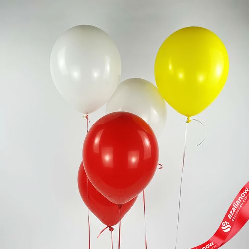 Композиция из 5 шаров с гелием, 30 см, вар. 24