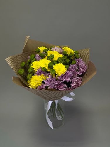 Фото флориста 1: Хризантемы Бигуди