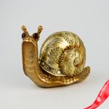 Маленькое фото 1: Сувенир «Улитка» (полирезин), Н12,5х18х8см, золотой