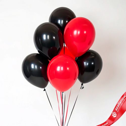 Композиция из 7 шаров с гелием, 30 см, вар.3