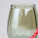 Маленькое фото 2: Подсвечник «Стакан» (стекло), H11хD10см, зеленый