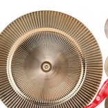 Маленькое фото 2: Поднос (пластик), D33см, в асс., золотой