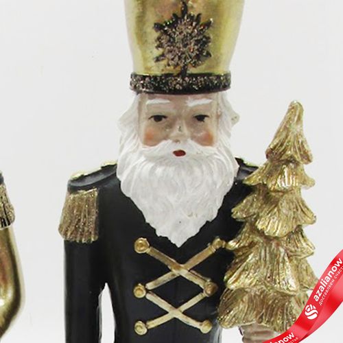 Фото 5: Сувенир «Щелкунчик» (полирезин), Н23х6,5х5см, в асс., черный/золотой