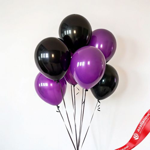 Композиция из 7 шаров с гелием, 30 см, вар.2