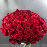 Фото флориста 1: Акция! Букет из 101 красной розы, 40 см, Россия