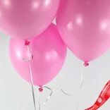 Маленькое фото 5: Композиция из 3 шаров с гелием, 30 см, ярко розовый