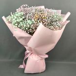 Фото флориста 1: Букет из 15 радужных гипсофил «Моя вселенная»