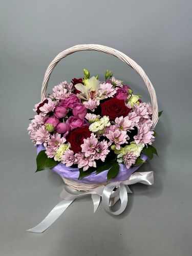Букеты в корзинах. Фото флориста - 0
