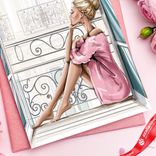 Маленькое фото 5: Открытка «С Днем Рождения (девушка у окна)», 10х15 см