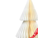 Маленькое фото 4: Сувенир «Елочка» (бумага), D18х25см, кремовый