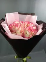 Фото флориста 5: Букет из розовых роз «Символ любви»