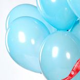 Маленькое фото 5: Композиция из 10 шаров с гелием, 30 см, голубой, пастель
