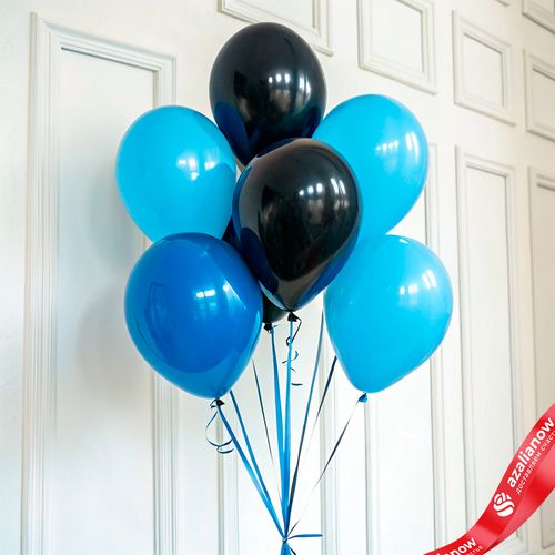 Композиция из 7 шаров с гелием, 30 см, вар.11