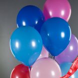Маленькое фото 2: Композиция из 9 шаров с гелием, 30 см, ассорти