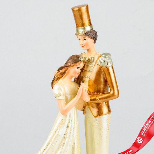 Фото 4: Сувенир «Пара» (полирезин), Н25,5х11х7,5см, золотой