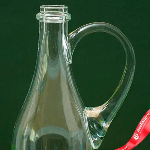 Фото 5: Бутыль «Литр» с ручкой, h=31 см, V=1 л, d нар. 2,9 мм, d внутр. 1,9 мм, прозрачная. Сервис доставки цветов AzaliaNow