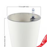 Маленькое фото 3: Горшок (Кашпо) Kalika Perfo с автополивом Пластик D 17,5 см H 26,5 см Белый