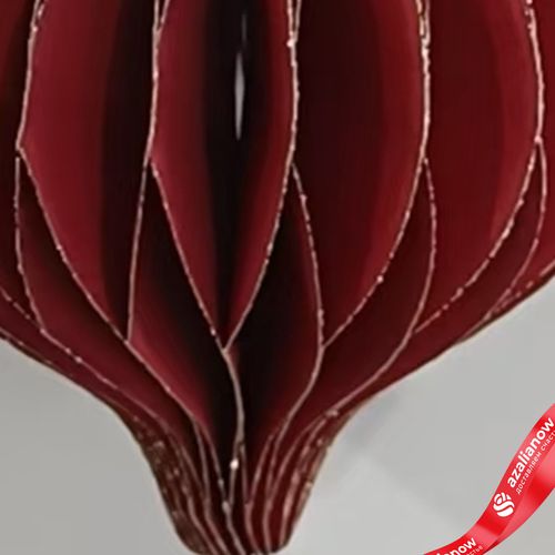 Фото 5: Украшение подвесное «Юла» (бумага), D8х10см, красный