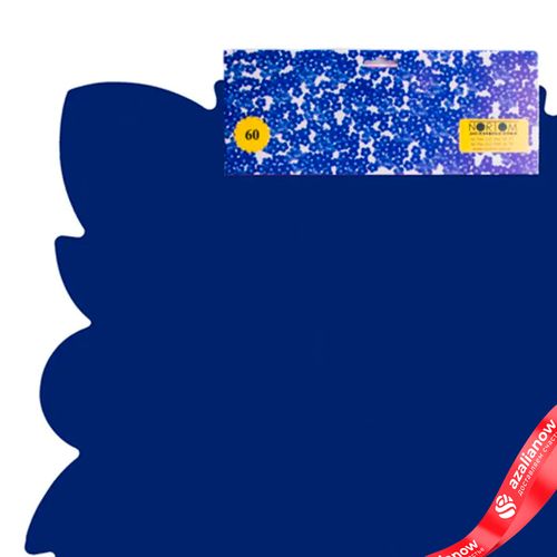 Фото 2: Салфетка «Бабочка Эко» 60 см, синий (в уп. 50 шт.). Сервис доставки цветов AzaliaNow