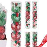 Маленькое фото 5: Набор подвесных колокольчиков в тубе (металл) 6шт., D4см, цв. в асс.