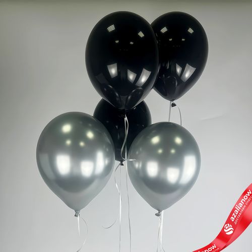 Композиция из 5 шаров с гелием, 30 см, вар. 21