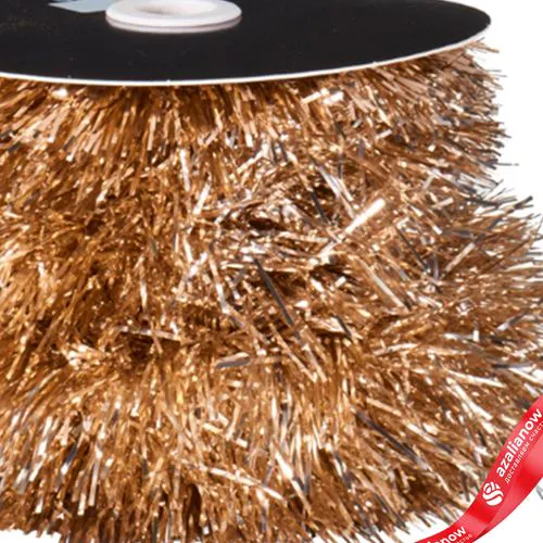 Фото 3: Гирлянда «Мишура» (пластик), 10м, шампань