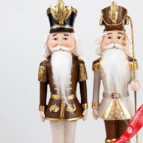 Фото 2: Сувенир «Щелкунчик» (полирезин), Н22х6,5х5,5см, в асс., коричневый