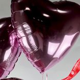 Маленькое фото 5: Композиция из 3 шаров с гелием «С Днем Рождения (симфония роз)», вар. 3