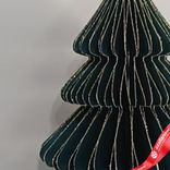 Маленькое фото 4: Украшение подвесное «Елочка» (бумага), D9,6х15см, темно-зеленый