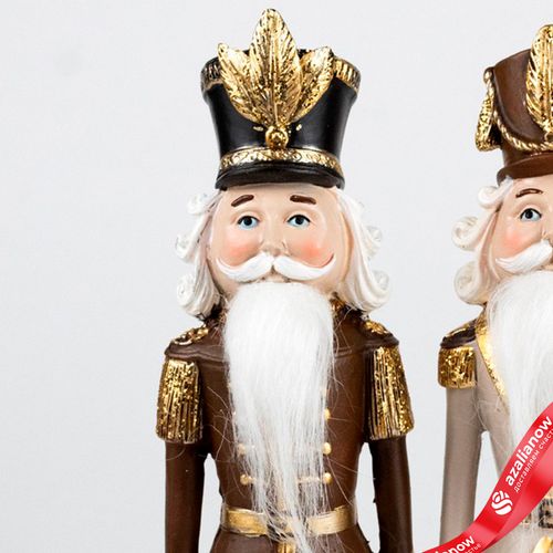 Фото 4: Сувенир «Щелкунчик» (полирезин), Н22х6,5х5,5см, в асс., коричневый