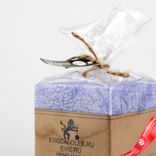 Маленькое фото 2: Свеча-квадрат «Йоркшир» (23 часа, пальмовый воск), 7x7xH7см, фиолетовый