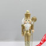 Маленькое фото 2: Сувенир «Щелкунчик» (полирезин), H16x5,5x4см, золотой