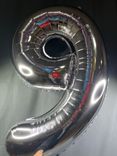 Фото флориста 1: Шар с гелием «Цифра - 9», 102 см., серебро