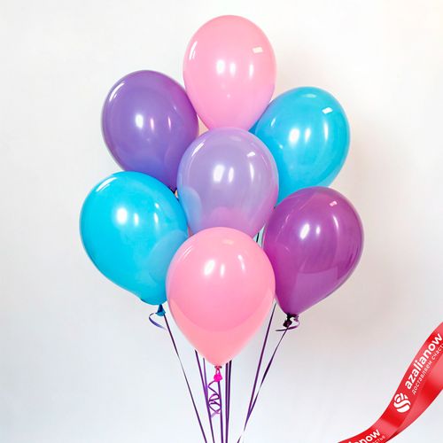 Композиция из 7 шаров с гелием, 30 см, вар.8