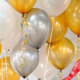 Маленькое фото 5: Композиция из 15 шаров с гелием «Праздник в офисе»